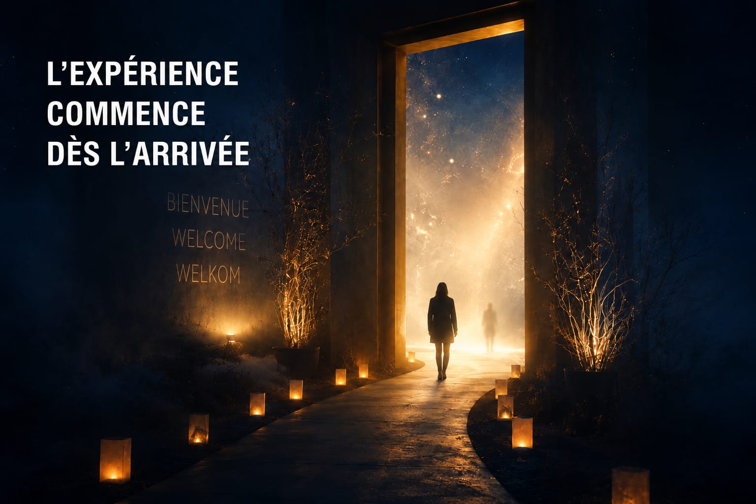 L'expérience commence dès l'arrivée